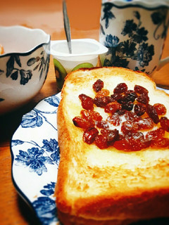 ★レーズンのせバタートースト★-レシピのメイン写真