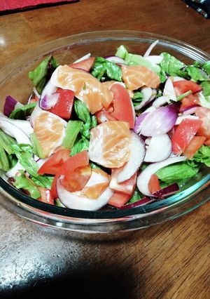 サーモンと野菜のマリネ-レシピのメイン写真