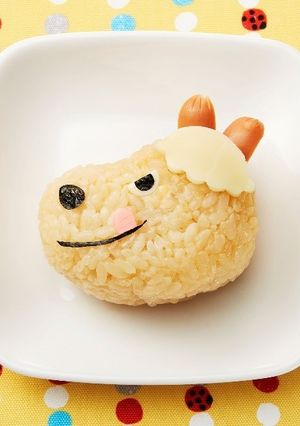 オオカミおにぎり-レシピのメイン写真