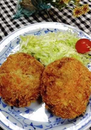 ヘルシーなキャベツ入りメンチカツ-レシピのメイン写真