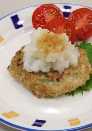 さっぱり♪アスパラごぼうハンバーグ-レシピのメイン写真