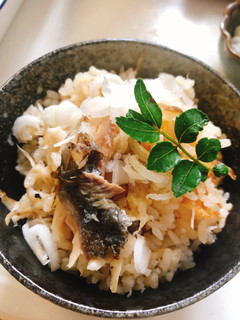 ニジマスの炊き込みご飯-レシピのメイン写真