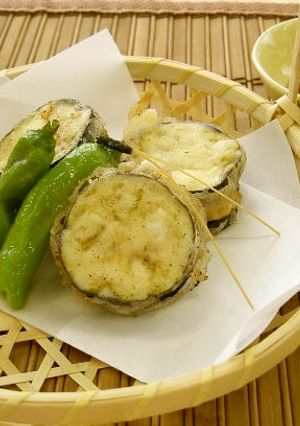 なすのはさみ揚げ(透析食)-レシピのメイン写真