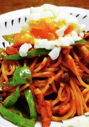 【飯コピ】くまさんのナポリタン！-レシピのメイン写真