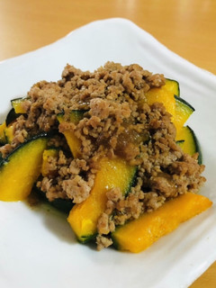 かぼちゃのそぼろあんかけ-レシピのメイン写真