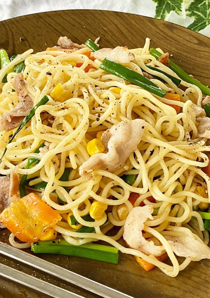 柚子胡椒とレモンのさっぱり旨塩焼きそば★-レシピのメイン写真