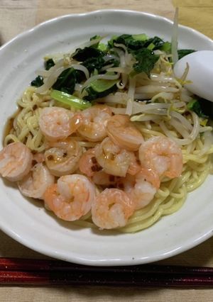えびとこんにゃく麺の冷やし中華風-レシピのメイン写真