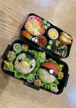 キャラ弁　ポケモン　ポッチャマ-レシピのメイン写真