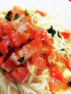 豆乳トマトそうめん-レシピのメイン写真