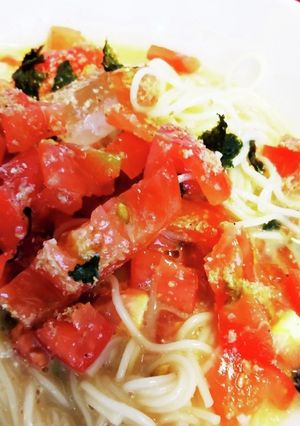 豆乳トマトそうめん-レシピのメイン写真
