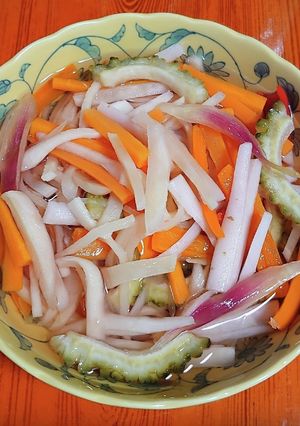 新生姜と野菜たち 我が家のピクルス-レシピのメイン写真