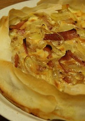 ジャーマンポテトのかんたんキッシュ♪-レシピのメイン写真