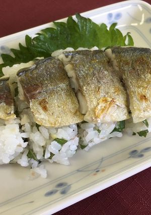 香りさわやか!焼きアジの姿寿司-レシピのメイン写真