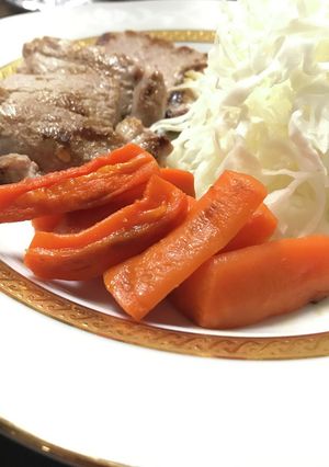 レンジで素材の甘さ にんじんグラッセ風-レシピのメイン写真