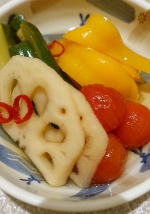 あちゃら漬け（オンライン家族料理教室）-レシピのメイン写真