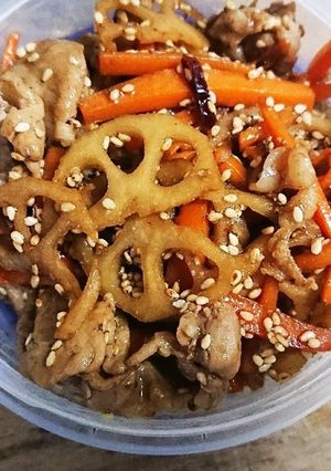 【作り置き】豚肉入りきんぴら-レシピのメイン写真