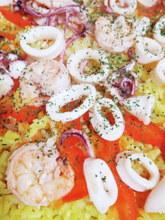 フライパンで♪パエリア*洋風炊き込みご飯-レシピのメイン写真