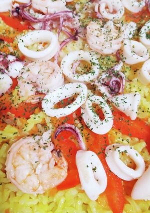 フライパンで♪パエリア＊洋風炊き込みご飯-レシピのメイン写真
