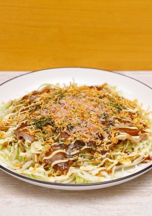 子供が喜ぶ！お好み焼き風キャベサラダ-レシピのメイン写真
