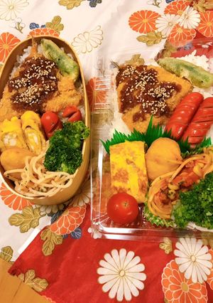パートナーと長女お弁当♡8月13日(金)-レシピのメイン写真