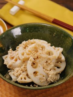れんこんと豆腐の白和え-レシピのメイン写真