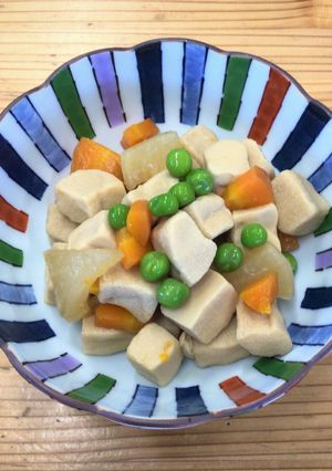 高野豆腐の炒め煮-レシピのメイン写真