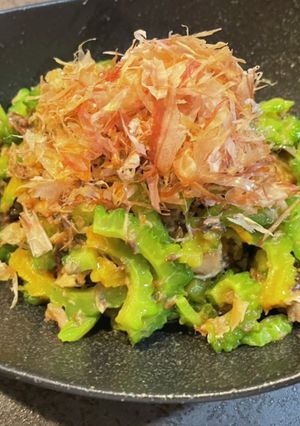 ゴーヤとサバ炒め-レシピのメイン写真