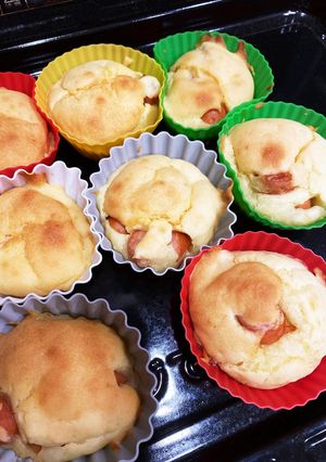 野菜嫌いな娘も食べるお粥を使ったマフィン-レシピのメイン写真