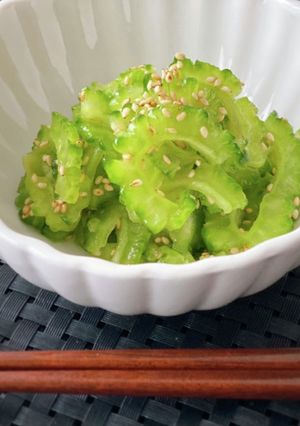 苦味の少ない☆ゴーヤのナムル☆おつまみに-レシピのメイン写真