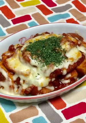 超簡単☆オレガノ風味トマトポテトグラタン-レシピのメイン写真