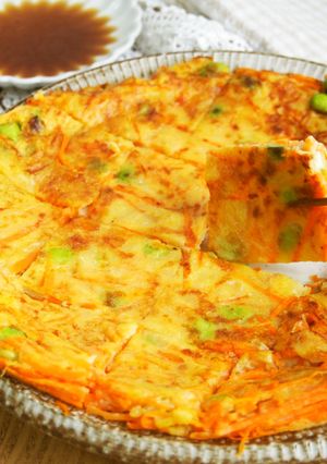 小麦粉不使用人参・枝豆のじゃが芋チヂミ♪-レシピのメイン写真