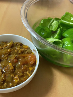 おつまみに?!生ピーマンのキーマカレー-レシピのメイン写真