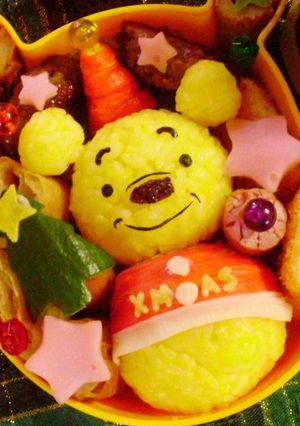 クリスマスプーキャラ弁-レシピのメイン写真