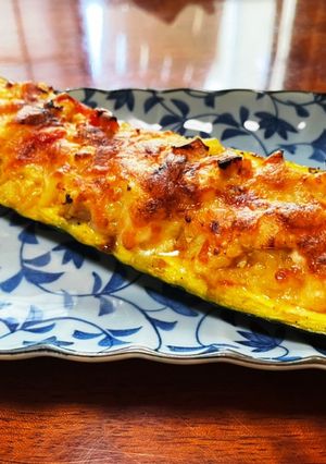 ズッキーニ丸ごと焼き　　　　写真のみ-レシピのメイン写真