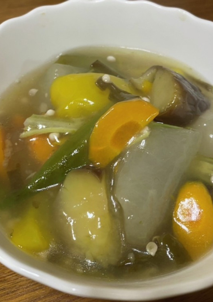 冬瓜と焼き野菜のとろ煮-レシピのメイン写真