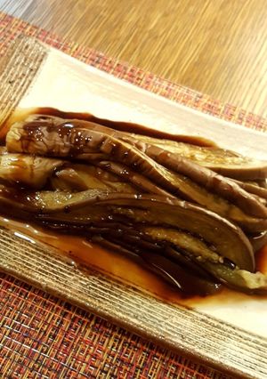 茄子の洋風煮浸し、バルサミコソース。-レシピのメイン写真