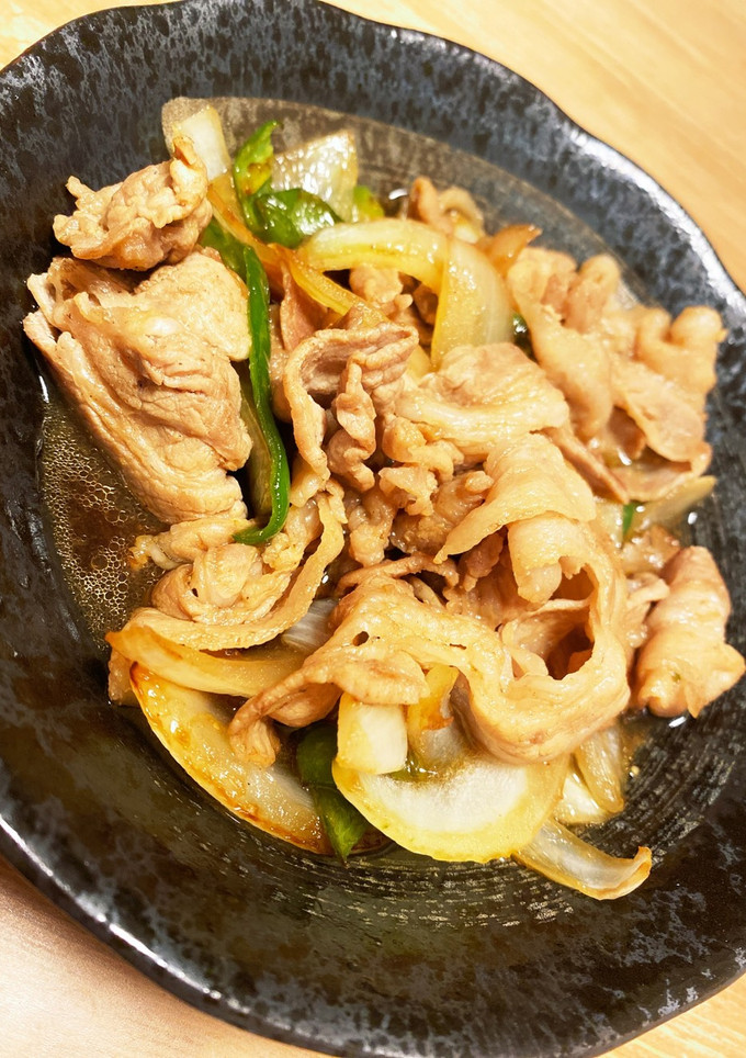 スタ丼の上の肉(自分用)-レシピのメイン写真