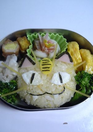 ポケモン☆ロケット団のニャース★キャラ弁-レシピのメイン写真