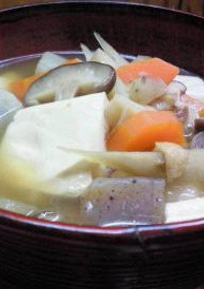 基本的なけんちん汁-レシピのメイン写真
