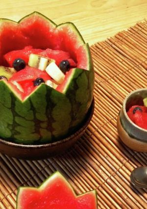 夏休み子どもと作る！すいかポンチ♪-レシピのメイン写真