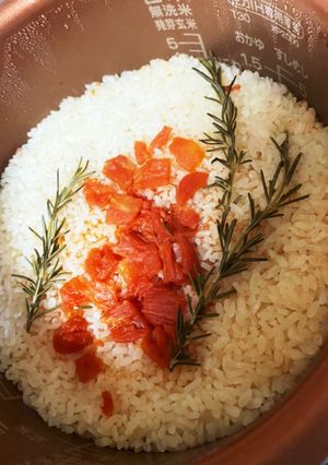ローズマリーとトマトのご飯-レシピのメイン写真