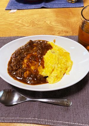 最強　絶品　チキンライスのオムライス　-レシピのメイン写真
