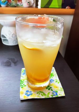 蜂蜜レモン＆すだち果汁な水割り-レシピのメイン写真