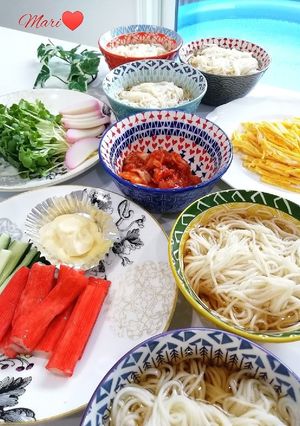 具材をのっけて☆そうめん-レシピのメイン写真