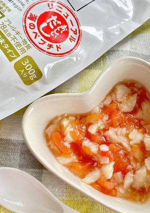 離乳食☆後期☆白身魚とトマト煮-レシピのメイン写真