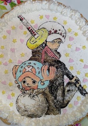 ロー&チョッパーケーキ～♪-レシピのメイン写真