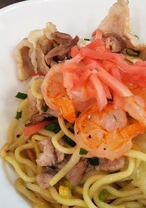 海老、塩レモン、焼そば-レシピのメイン写真