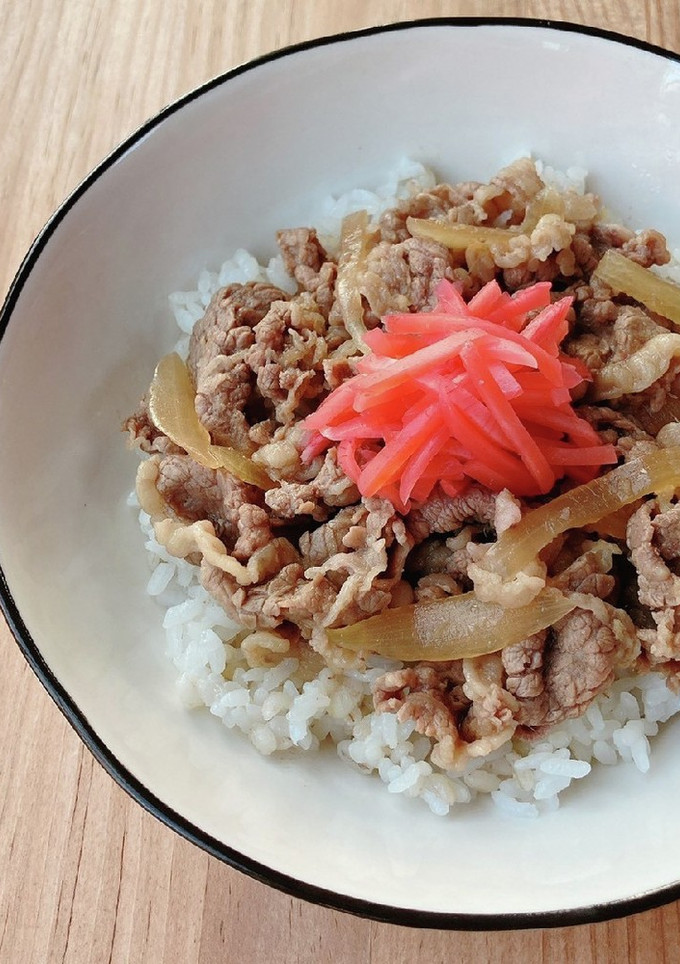 煮るだけ簡単☆つゆだく牛丼-レシピのメイン写真