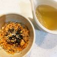 オートミール出汁鮭茶漬け