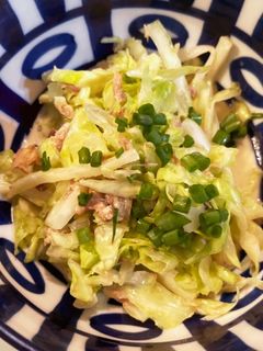 サバ缶でかんたんキャベツサラダ-レシピのメイン写真